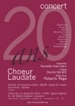 Concert de Noël 2013, Choeur Laudate, Genève et Lausanne