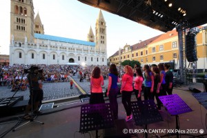 Open Singing lors du Festival Europa Cantat à Pécs