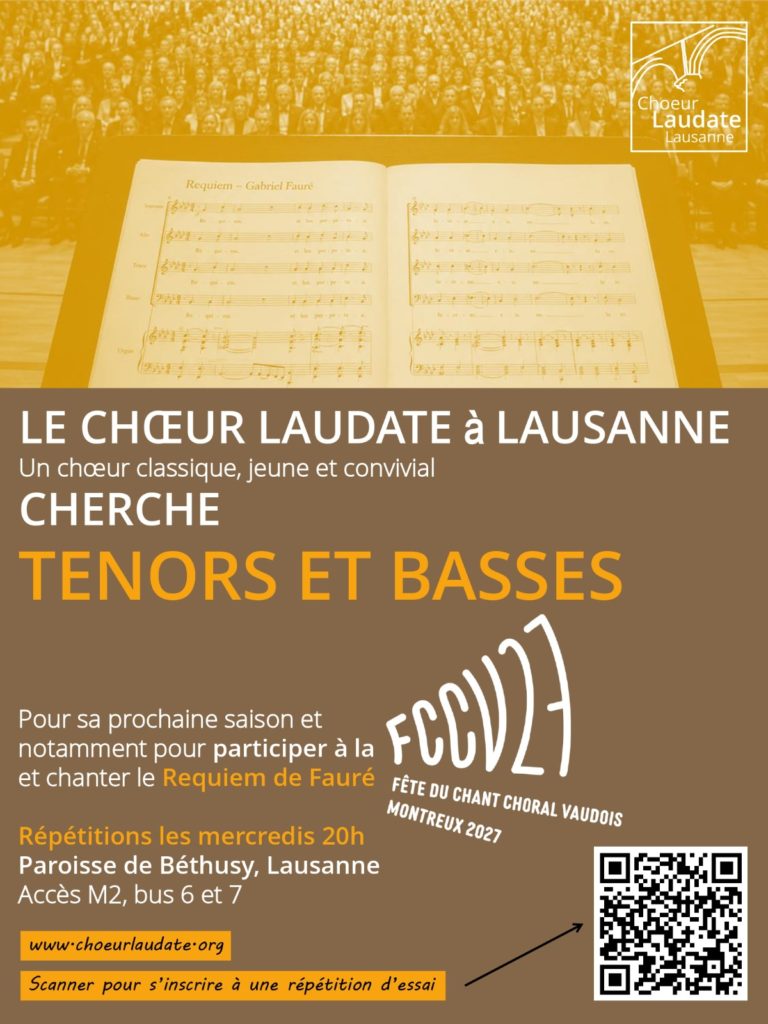 Affiche recherche ténors et basses